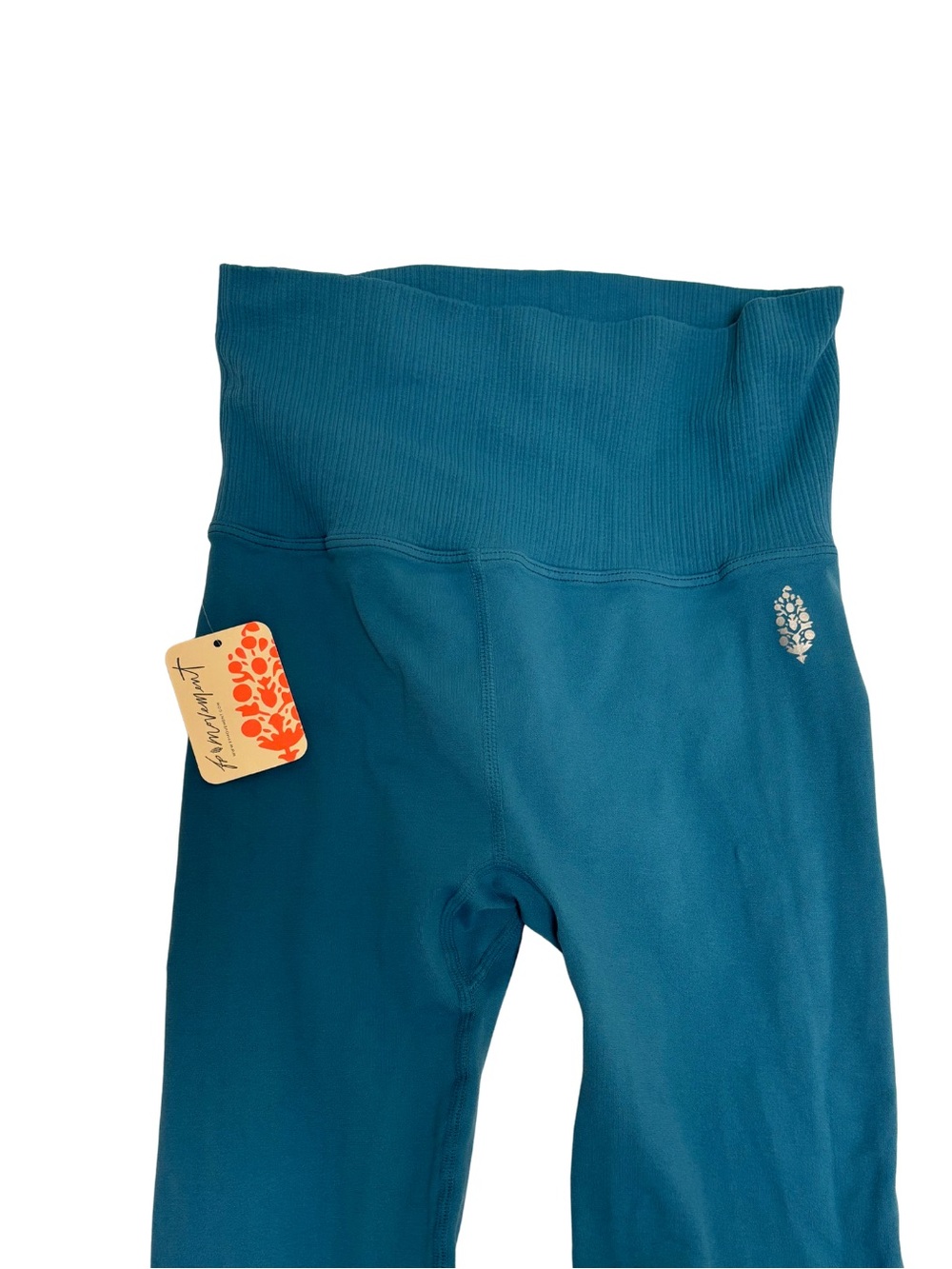 NWT FP Movement Blue Teal Good Karma Leggings Yoga Activewear XS S - Picture 4 of 6